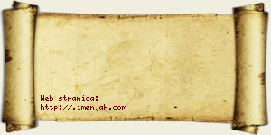 Jovanka Žunjanin vizit kartica